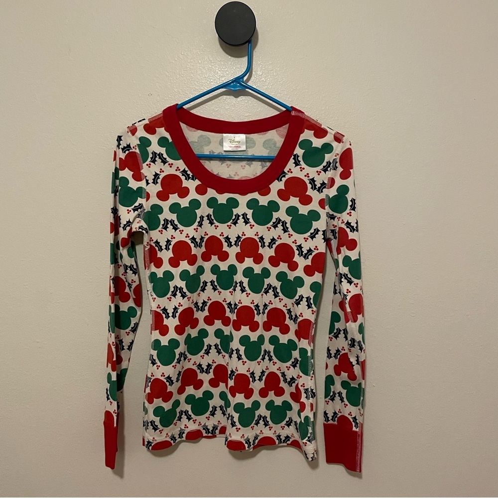 Hanna Andersson Mickey Mouse Christmas Pajama Top Size Small